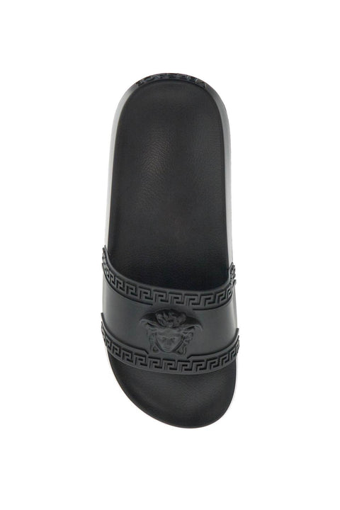 Versace Versace palazzo rubber slides