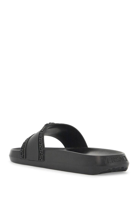 Versace Versace palazzo rubber slides