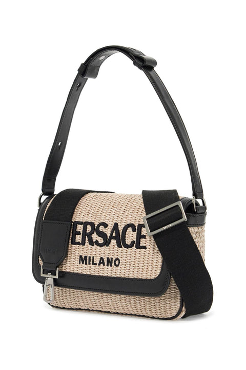 Versace versace milano raffia bag