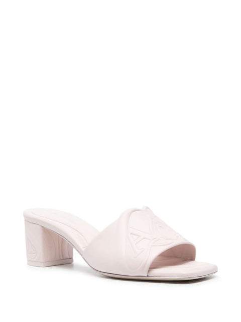 Alexander Mcqueen Alexander McQueen 60mm Seal Motif Mules