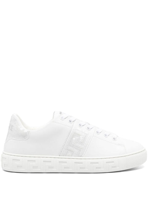 Versace Versace Greca-embellished Sneakers