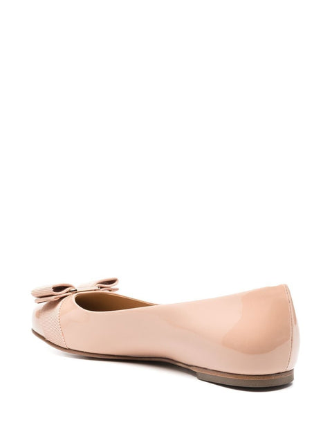 Ferragamo Ferragamo Varina leather ballerinas