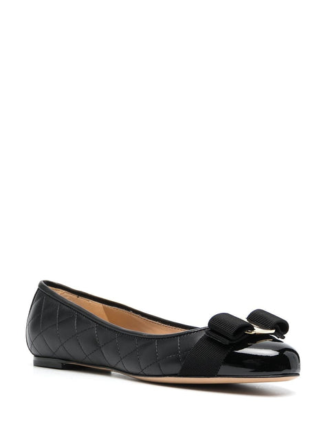 Ferragamo Ferragamo Varina quilted ballerinas