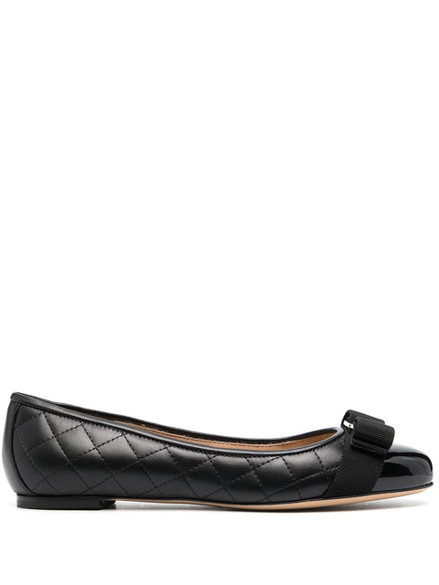 Ferragamo Ferragamo Varina quilted ballerinas