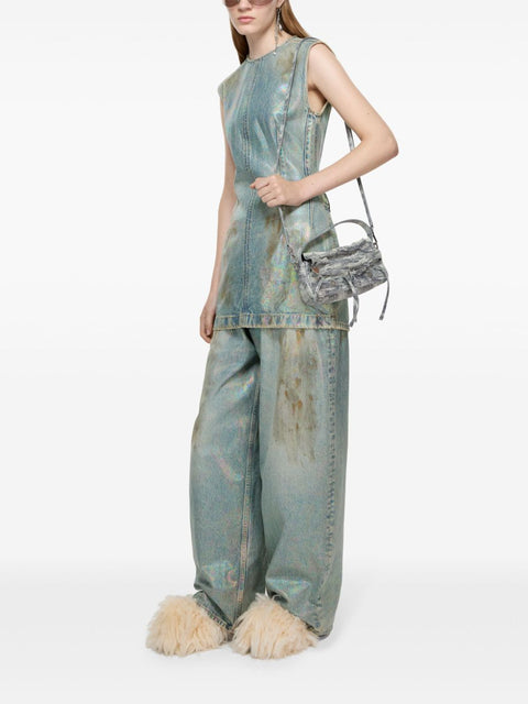 Acne Studios Acne Studios coated denim dress