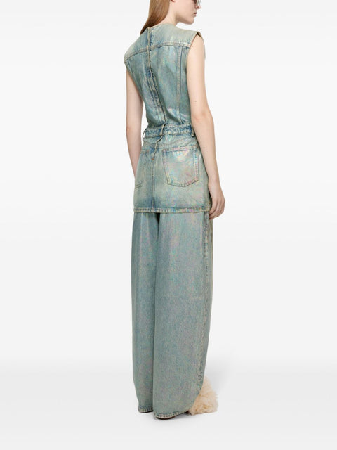 Acne Studios Acne Studios coated denim dress