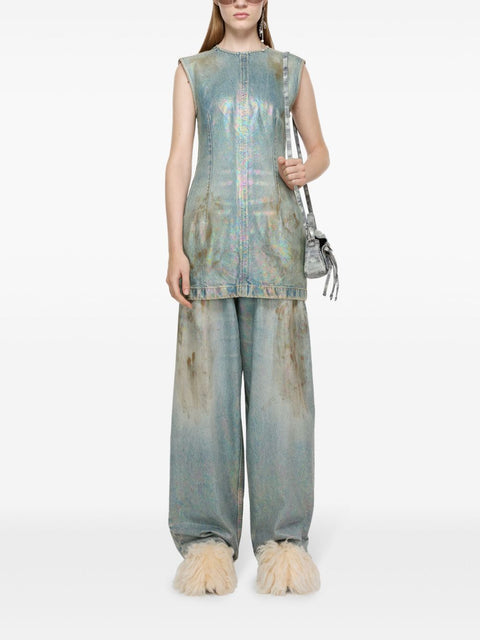 Acne Studios Acne Studios coated denim dress