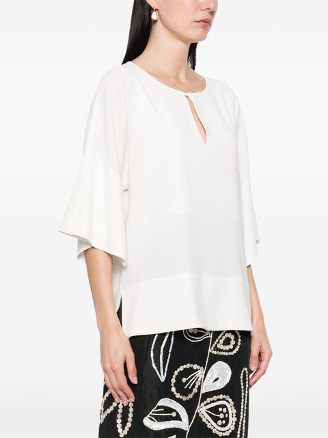 Alberto Biani Alberto Biani Blouse with teardrop opening