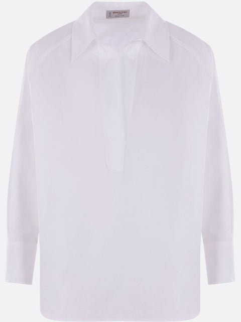 Alberto Biani Alberto Biani V-neck cotton shirt