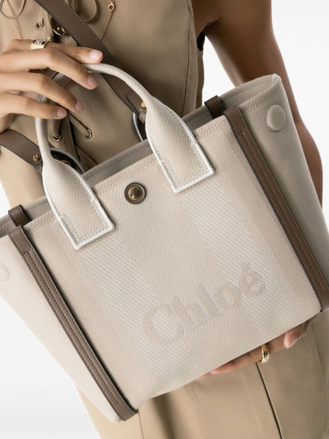 Chloè Chloè Chloé Small Canvas Tote Bag