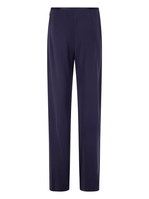 Emporio Armani Emporio Armani satin-trim trousers