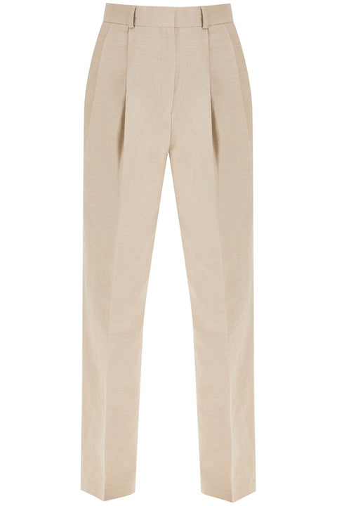 Toteme Toteme tailored linen blend trousers for men