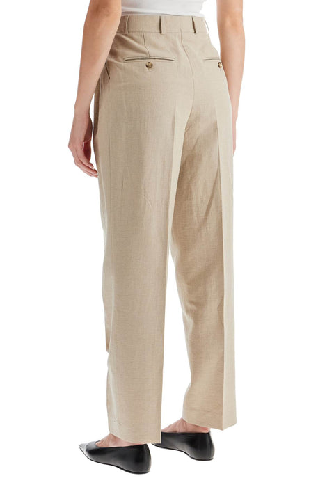 Toteme Toteme tailored linen blend trousers for men