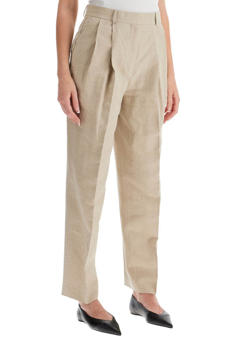 Toteme Toteme tailored linen blend trousers for men