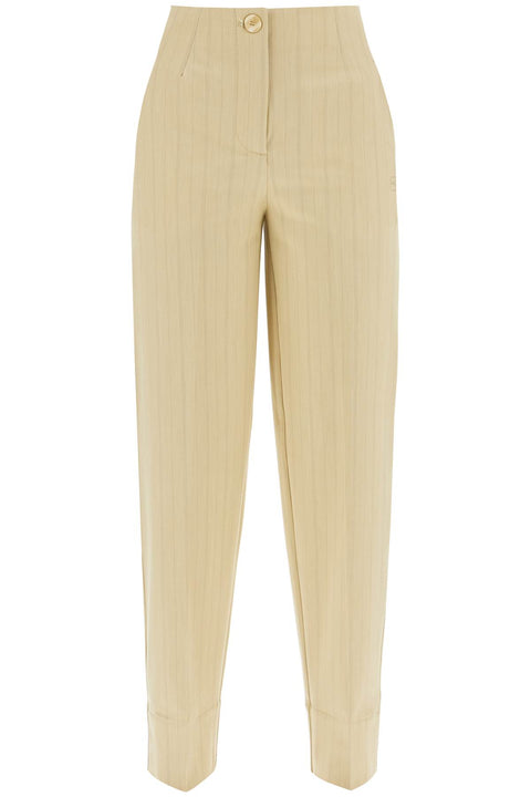 Ganni Ganni striped tapered trousers