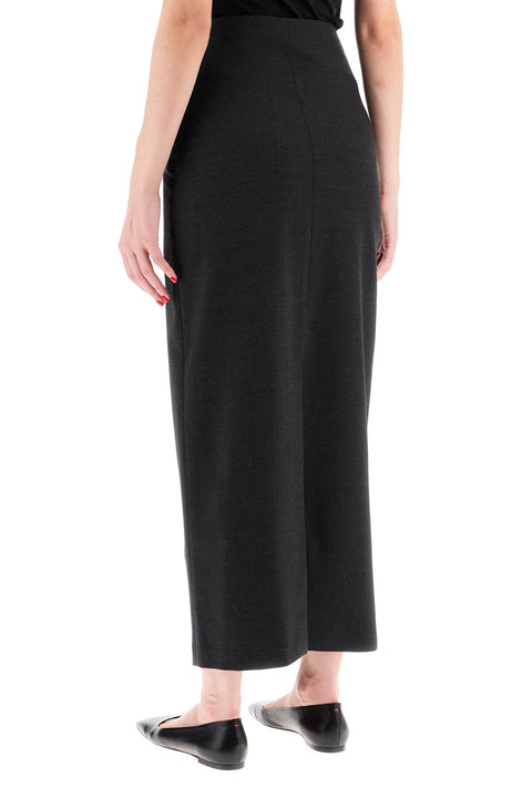 Loulou Studio Loulou Studio stretch wool skirt in samos style