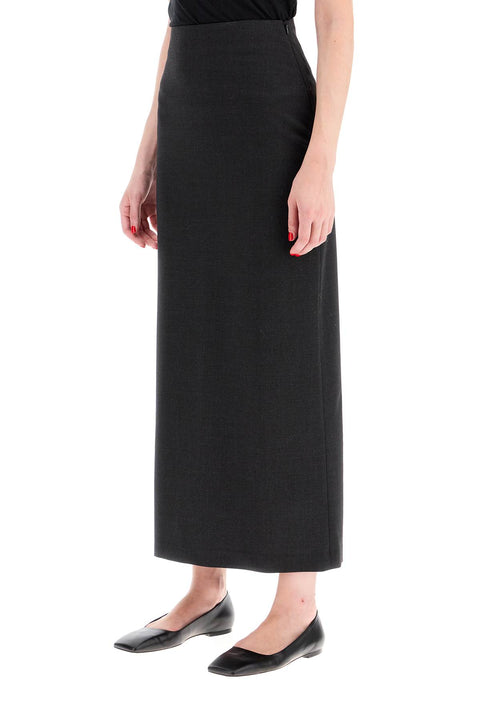 Loulou Studio Loulou Studio stretch wool skirt in samos style